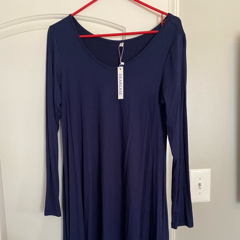 Women’s DEARCASE Casual Long Sleeve Dress Large